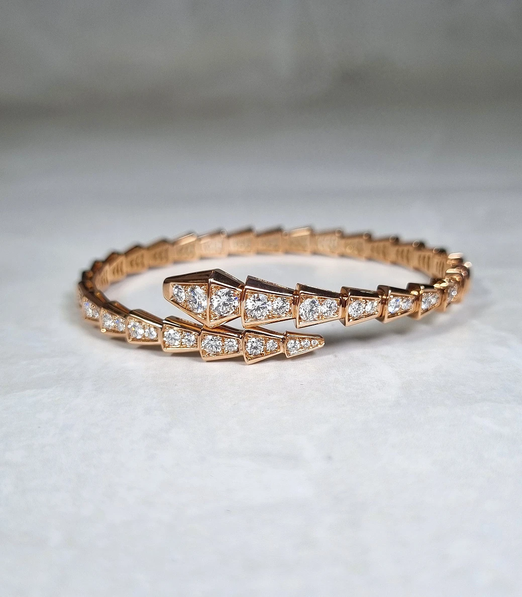 Украшение Bvlgari  Serpenti Viper Bracelet Rose Gold  353793 