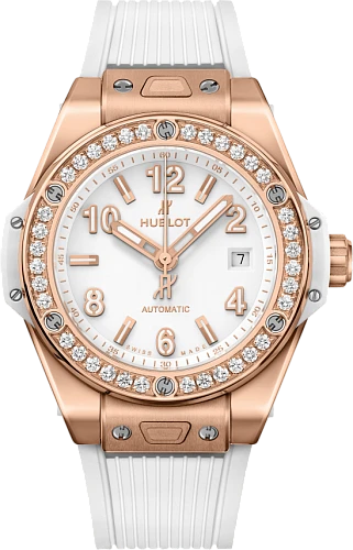 Заказать Hublot  Big Bang One Click King Gold White Diamonds  485.OE.2080.RW.1204