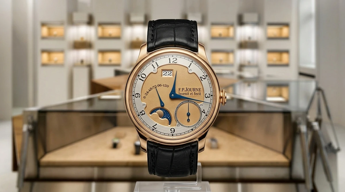 F.P. Journe Octa Lune 38mm: Архитектура золотого калибра и асимметрия времени