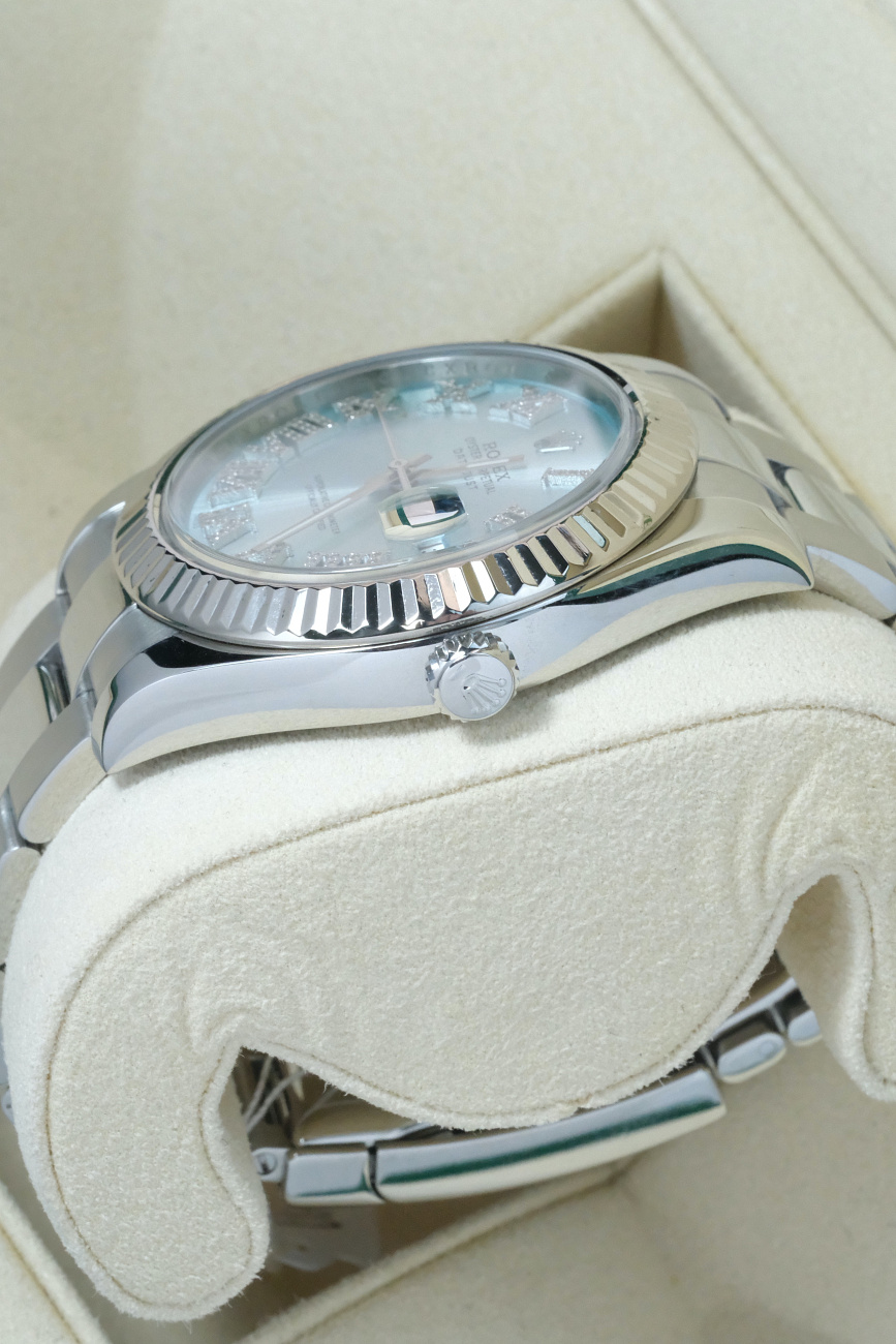 Часы Rolex  Datejust Ii 41Mm Diamonds Custom Dial  116334