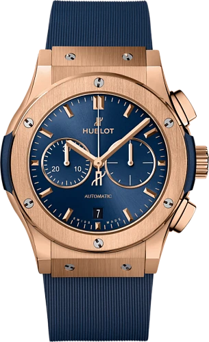 Заказать Hublot  Classic Fusion Chronograph King Gold Blue 42 Mm  541.OX.7180.RX