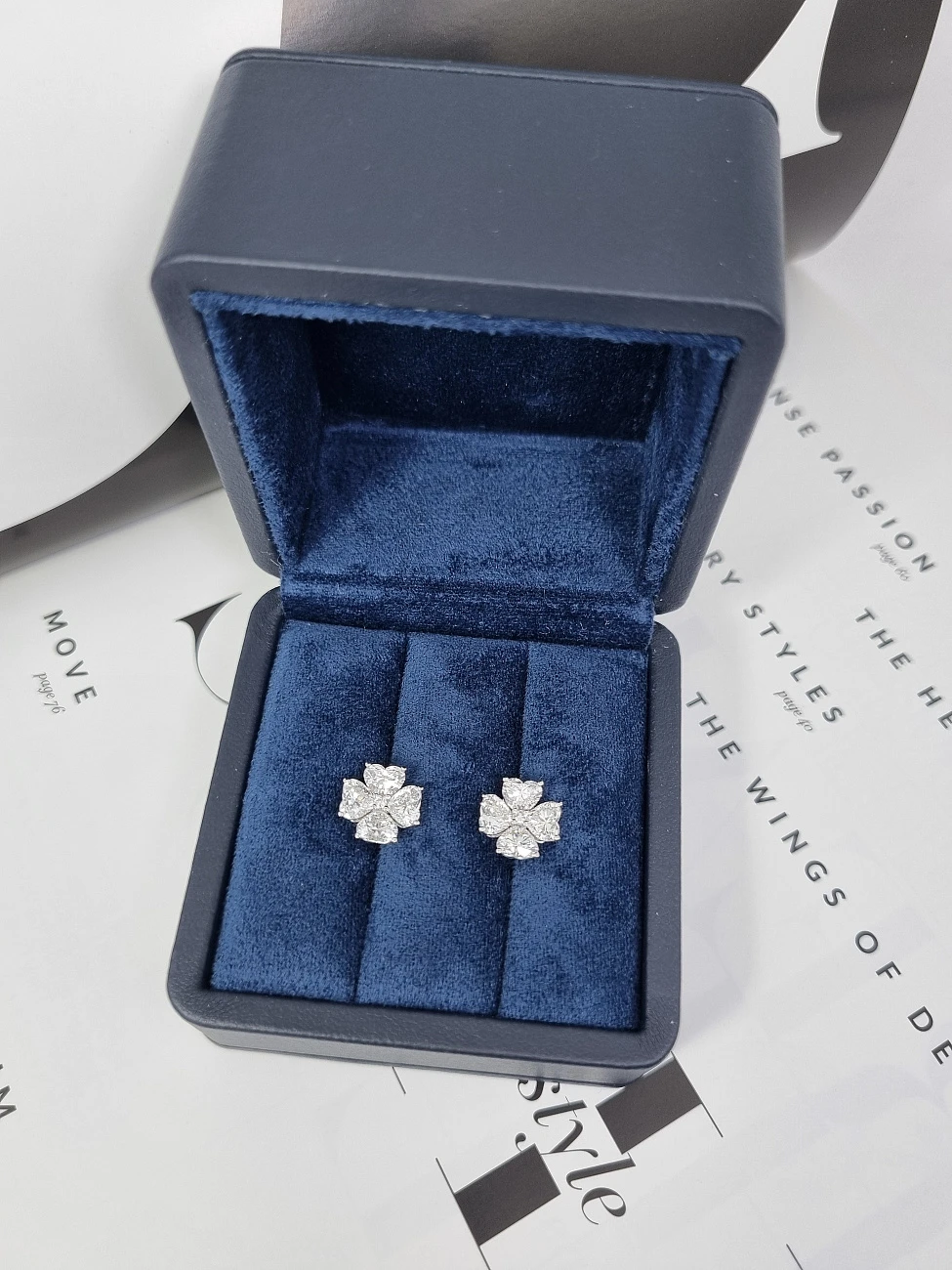 Украшение GIA  Серьги с бриллиантами 4,03 ct. D/VS1   