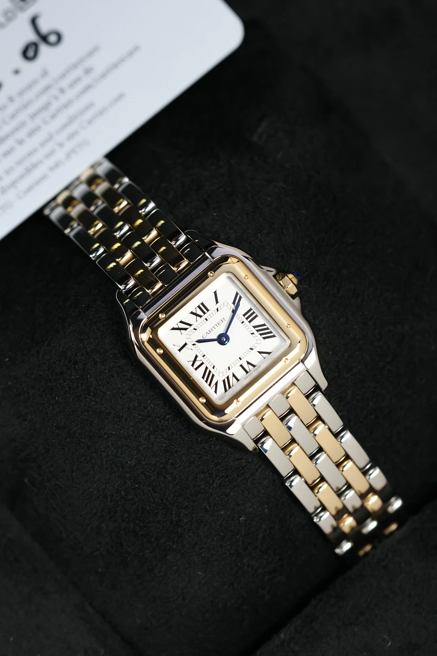 Часы Cartier  Panthere De Cartier Small Steel And Yellow Gold  W2PN0018