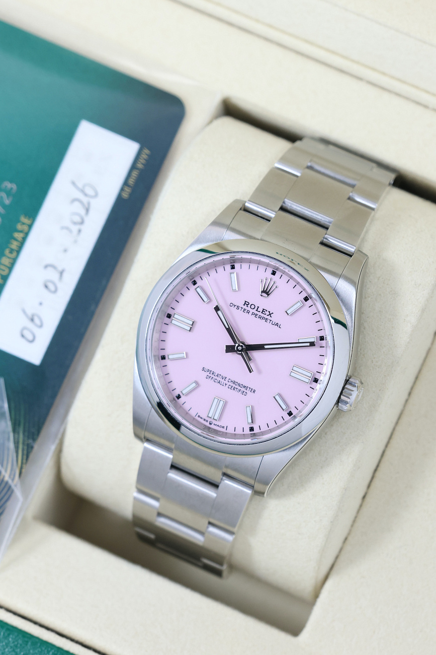 Часы Rolex  Oyster Perpetual 36mm Candy Pink Dial  126000-0008