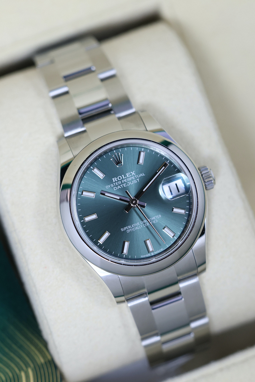 Часы Rolex  Datejust 31 Mint Green Oyster  m278240-0011
