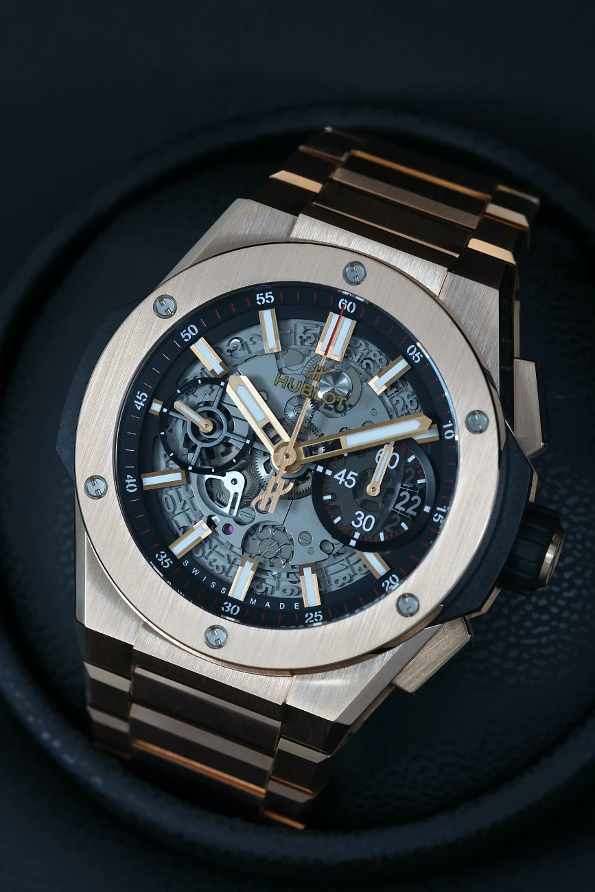 Часы Hublot  Big Bang Integral King Gold 42 mm   451.OX.1180.OX