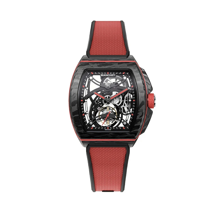 Часы Bianchet  Carbon Red Tourbillon Openwork Limited Edition  B1.618