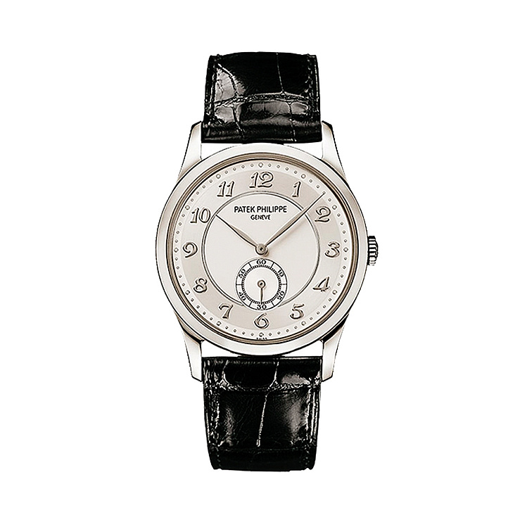 Часы Patek Philippe  Calatrava Platinum Silver-Grey Dial  5196P-001