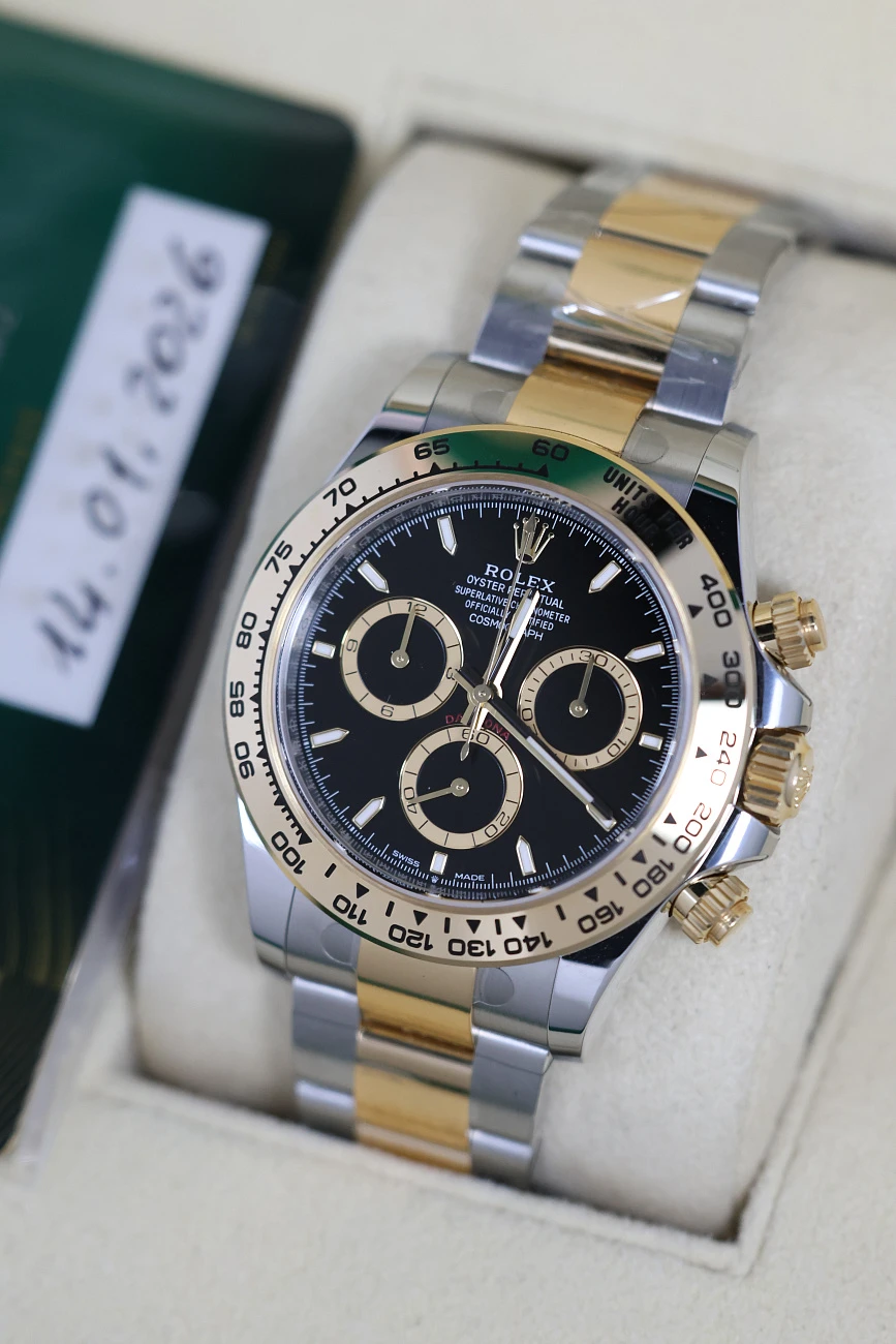 Часы Rolex  Cosmograph Daytona Steel &amp; Yellow Gold Black Dial  126503