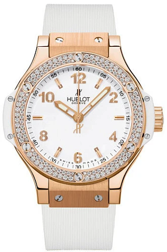 Заказать Hublot  Big Bang Gold White Diamonds 38  361.PE.2010.RW.1104