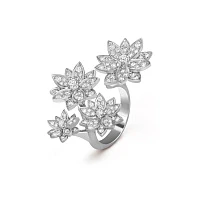 Украшение Van Cleef &amp; Arpels  Lotus Between The Finger Ring, 4 Flowers  VCARP7TF00 