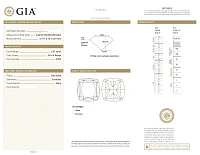 Украшение GIA  Серьги 2,01/2,01 ct. W To X Range/VVS2-VS1   