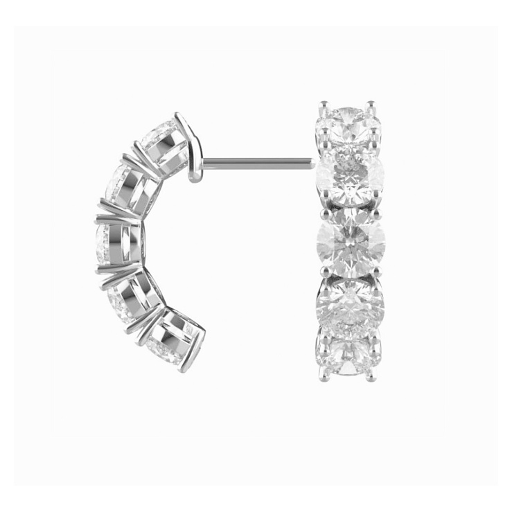 Украшение NO NAME  Серьги С Бриллиантами 5,01 Ct. K/Vvs2-Vs2   