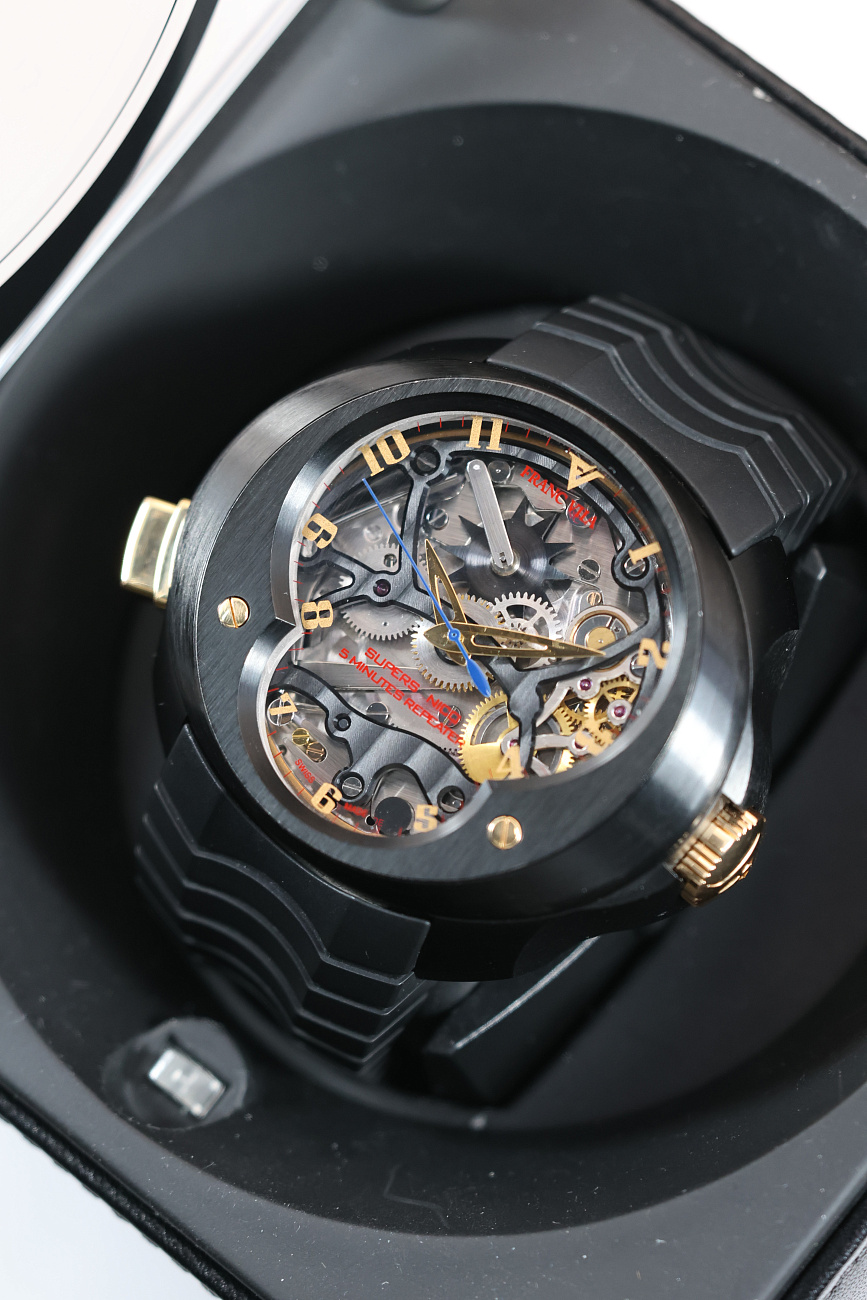 Часы Franc Vila  FVA35 SUPERSONICO 5-MINUTE REPEATER Black PVD  FVA35 SUPERSONICO