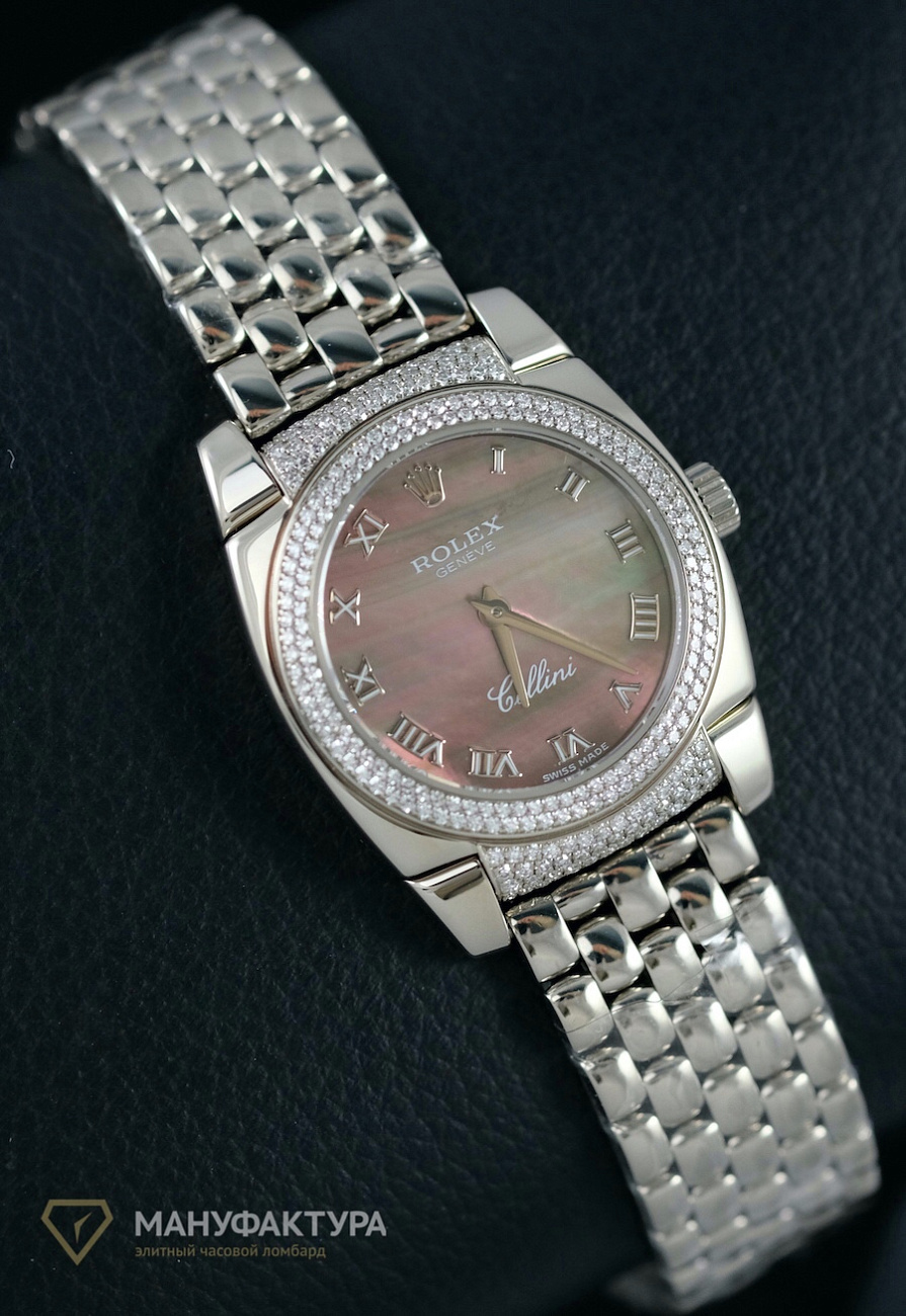 Часы Rolex  Cellini Cestello White Gold Quartz  6311/9