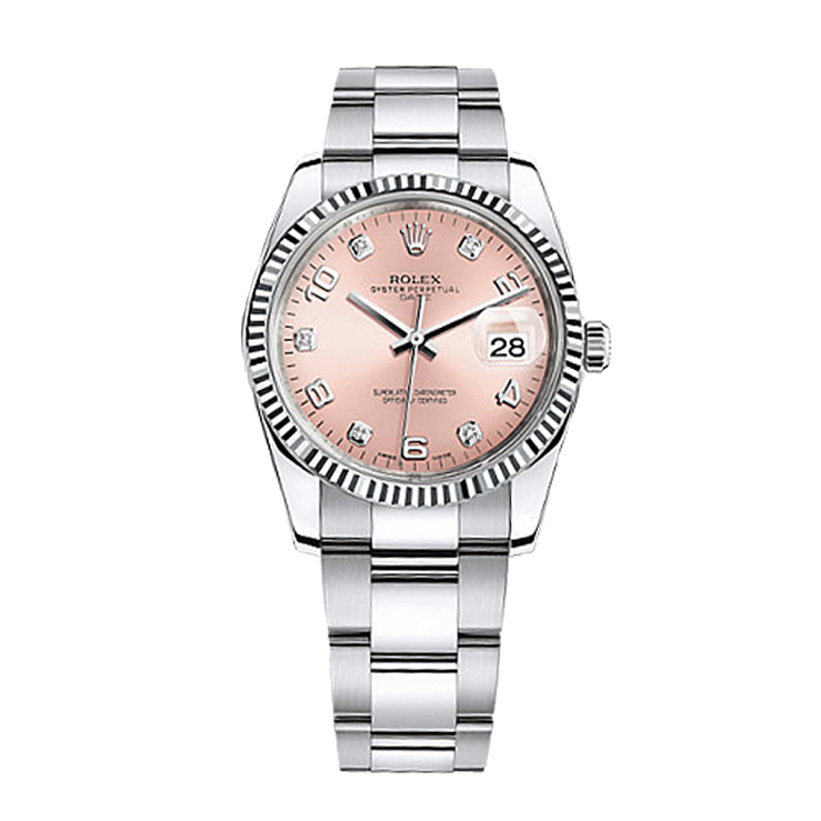 Часы Rolex  Oyster Perpetual Date Diamond Index  115234