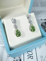 Украшение GIA  Серьги с бриллиантами 2,01/2,03 ct. FBGY/VVS   