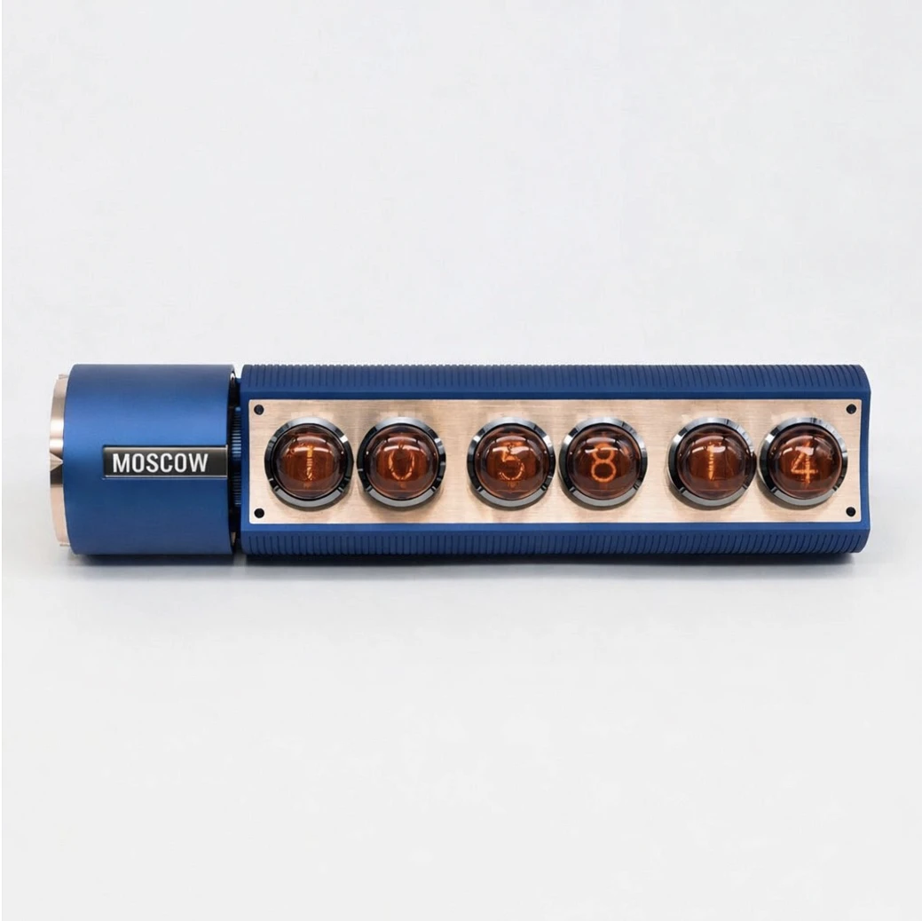 Настоольные часы Adatte Design  Nixie Time Zone Clock V2  Nixie Time Zone Clock V2