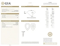 Украшение GIA  Кольцо с бриллиантом 3,02 ct. L/Si1   