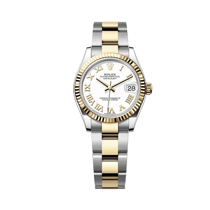 Часы Rolex  Datejust 31Mm Steel &amp; Yellow Gold White Dial Roman Index  278273-0001