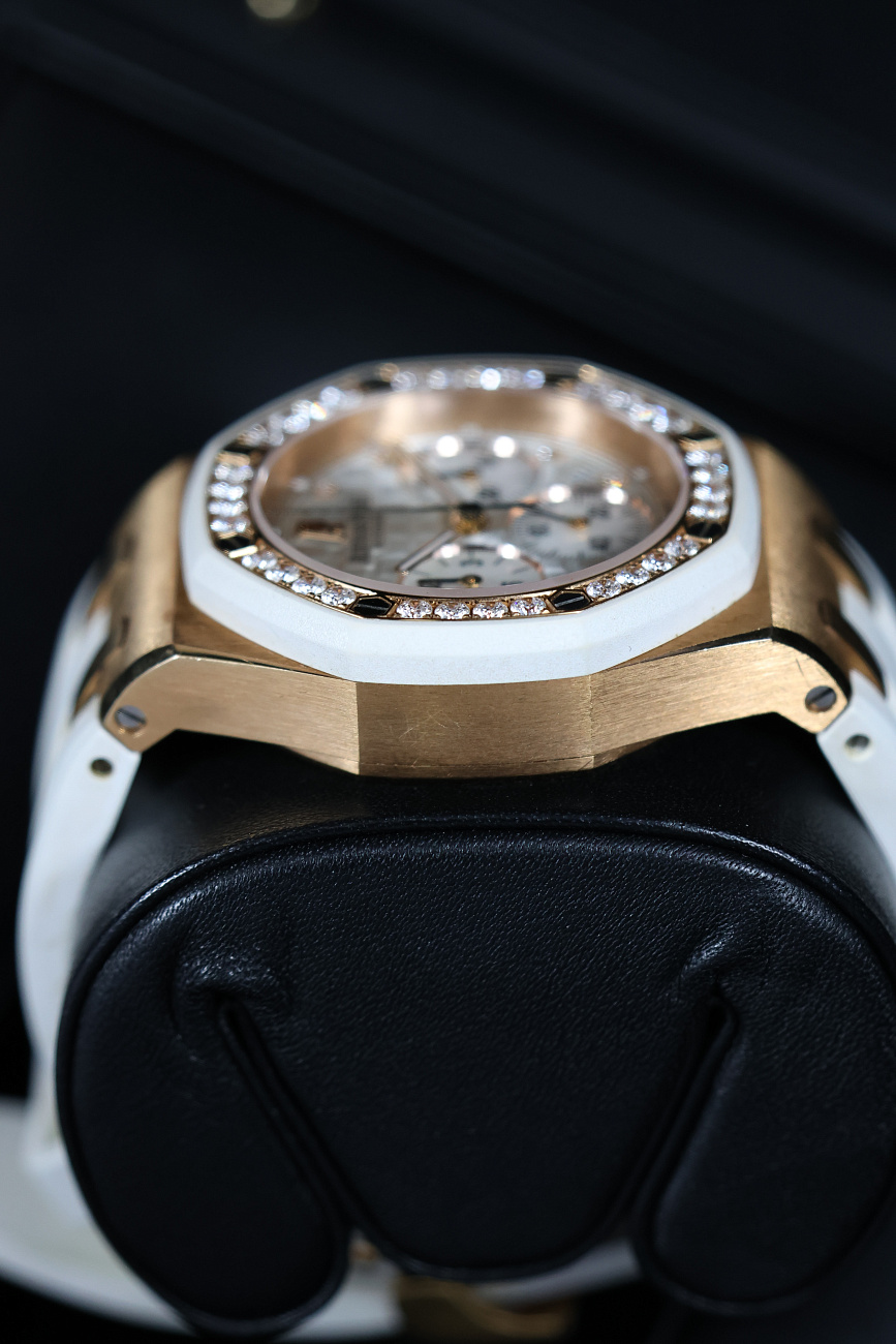 Часы Audemars Piguet  Royal Oak Offshore Chronograph Ladies 38Mm Rose Gold  26048OK.ZZ.D010CA.01 