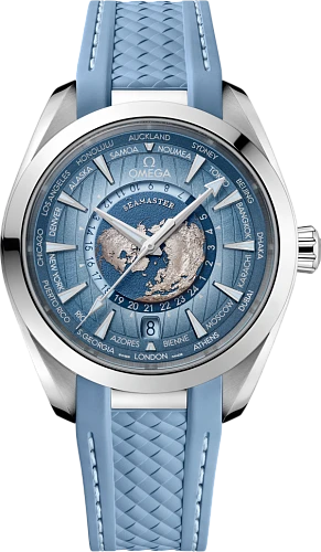 Заказать Omega  Seamaster Aqua Terra 150 M Co-Axial Master Chronometer Gmt Worldtimer 43 Mm  220.12.43.22.03.002