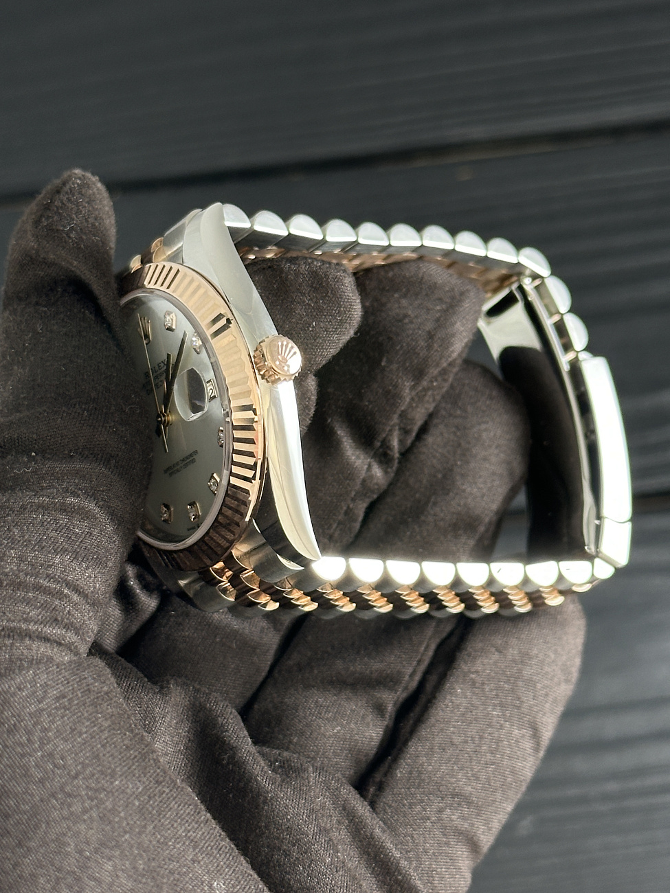 Часы Rolex  Datejust 41Mm Steel Rose Gold Mop Dial  126331