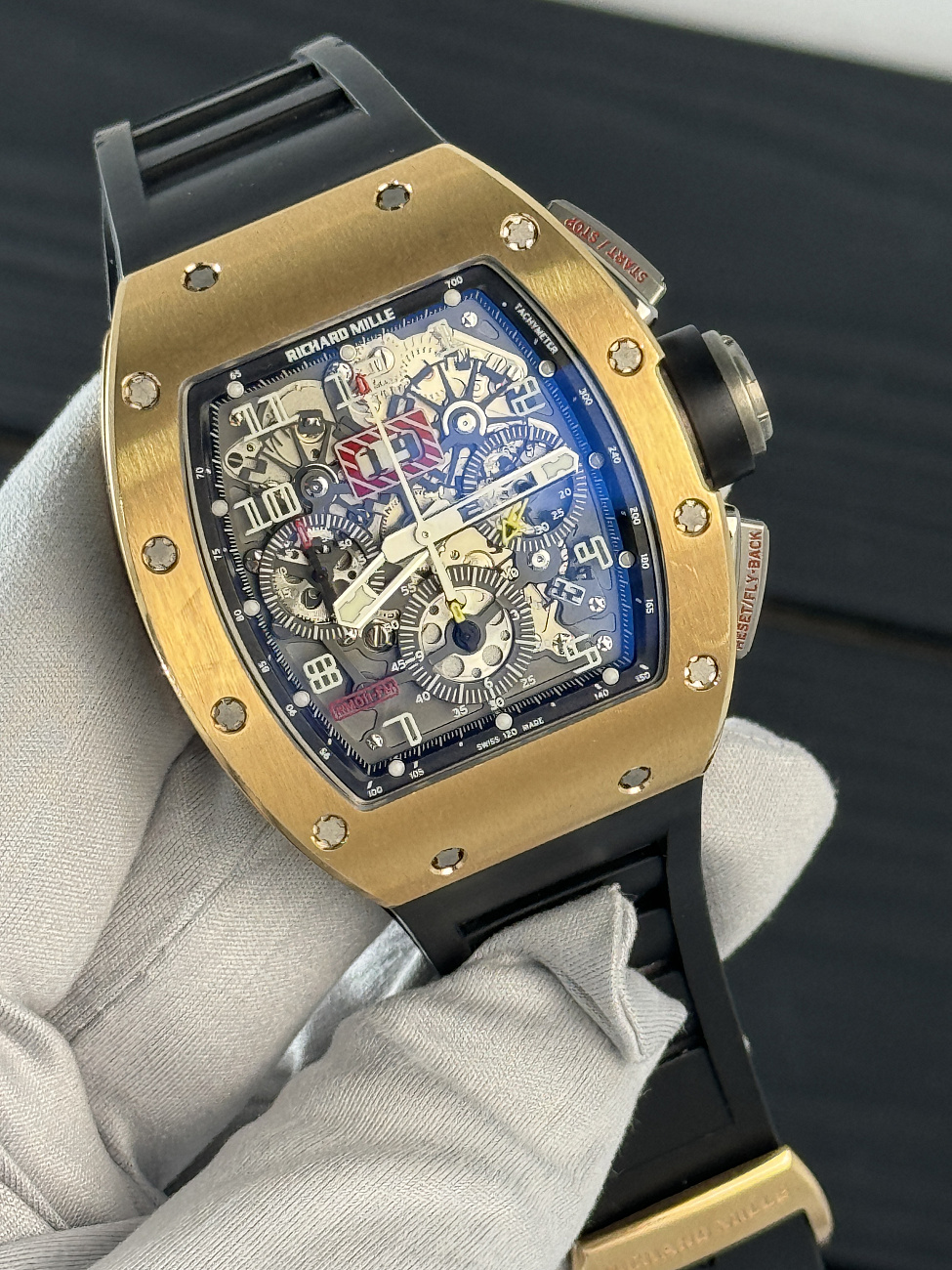 Часы Richard Mille  Rm11 Felipe Massa Rose Gold Titanium  RM011 RG Ti