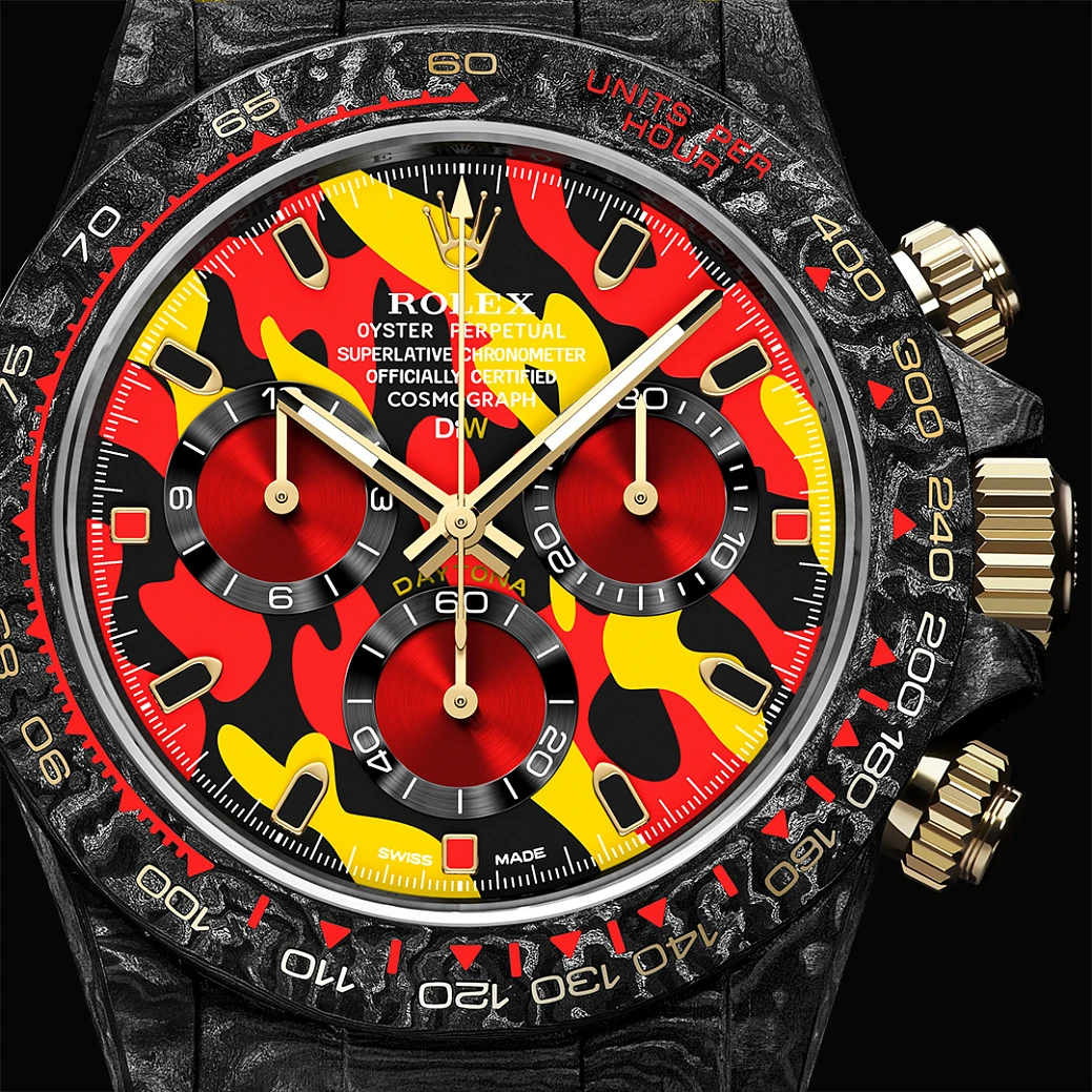 Заказать DiW  Rolex Daytona 41 Mm Military Yellow  