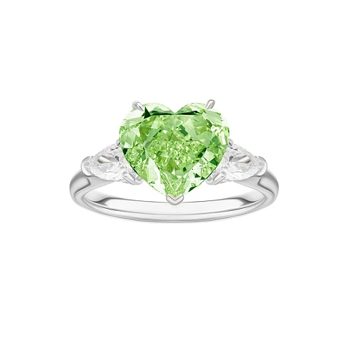 Украшение GIA  Кольцо с бриллиантом 3,01 ct. Fancy Brownish Greenish Yellow/VS1   