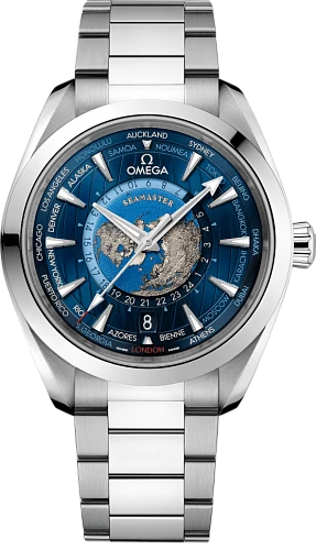 Заказать Omega  Seamaster Aqua Terra Co-Axial Master Chronometer Gmt Worldtimer 43 Mm  220.10.43.22.03.001