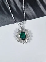 Украшение No Name  Подвеска с изумрудом 1,80 ct.   