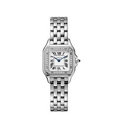 Cartier Panthere Small Steel And Diamonds