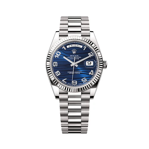 Часы Rolex  Day-Date 41Mm Blue Waves Dial  218239