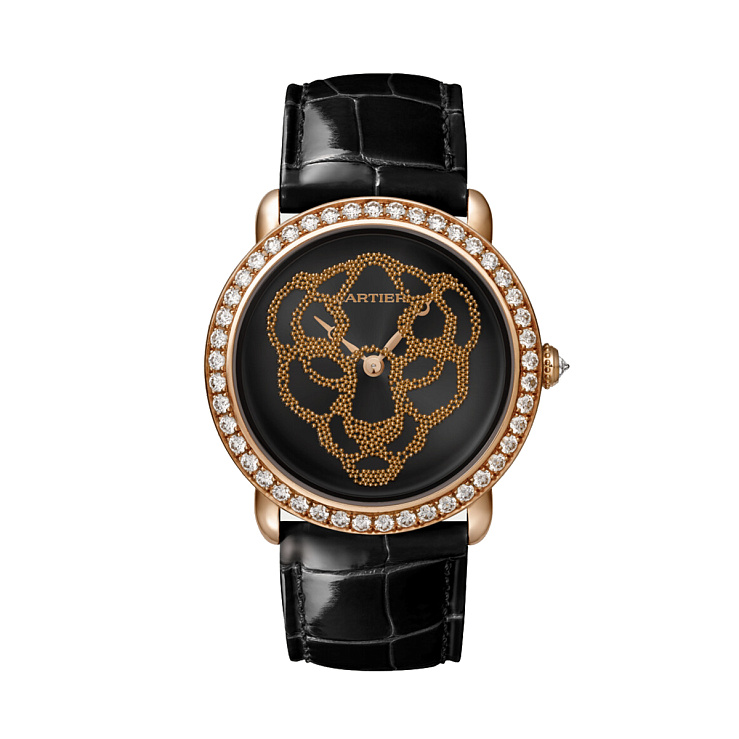 Часы Cartier  Révélation D'une Panthère Rose Gold And Diamonds  HPI01259