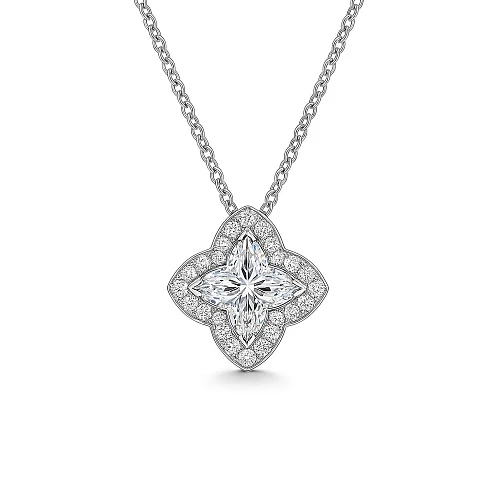 Украшение GIA  Подвеска 0,96 ct. H/VVS1 "LV Diamond" (Star cut)   
