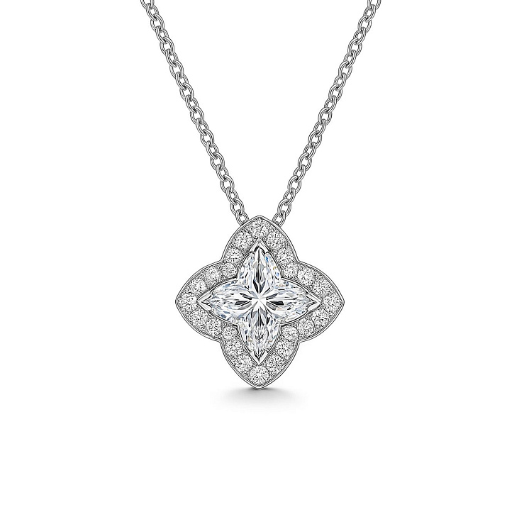 Украшение NO NAME  Подвеска 0,96 ct. H/VVS1 &quot;LV Diamond&quot; (Star cut)   