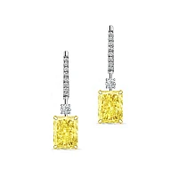 Украшение GIA  Серьги с бриллиантами 1,46/1,51 ct. W To X Range/VS2-Si1   
