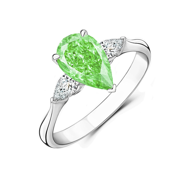 Украшение GIA  Кольцо с бриллиантом 3,02 ct. FBGY/VS1   