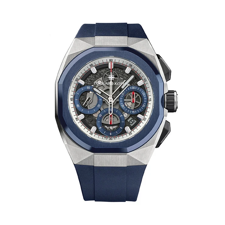 Часы Edouard Koehn  Chronograph Blue  EK-CHR07SRBE