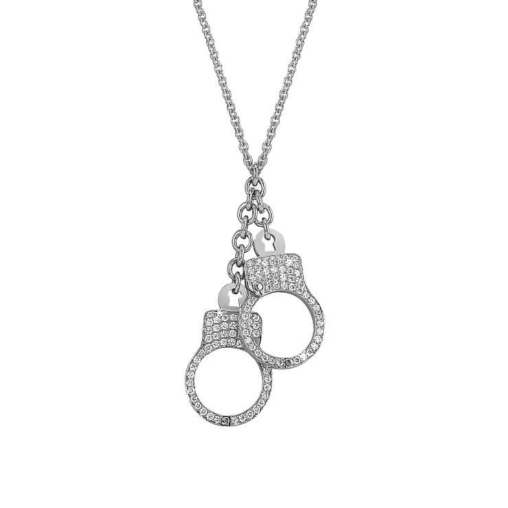 Украшение Jacob & Co  Love Lockdown Diamond Cuff Necklace  92457692 