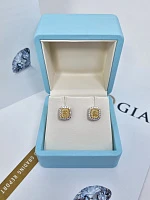 Украшение GIA  Серьги 1,50/1,55 Ct. W To X/Vs1   