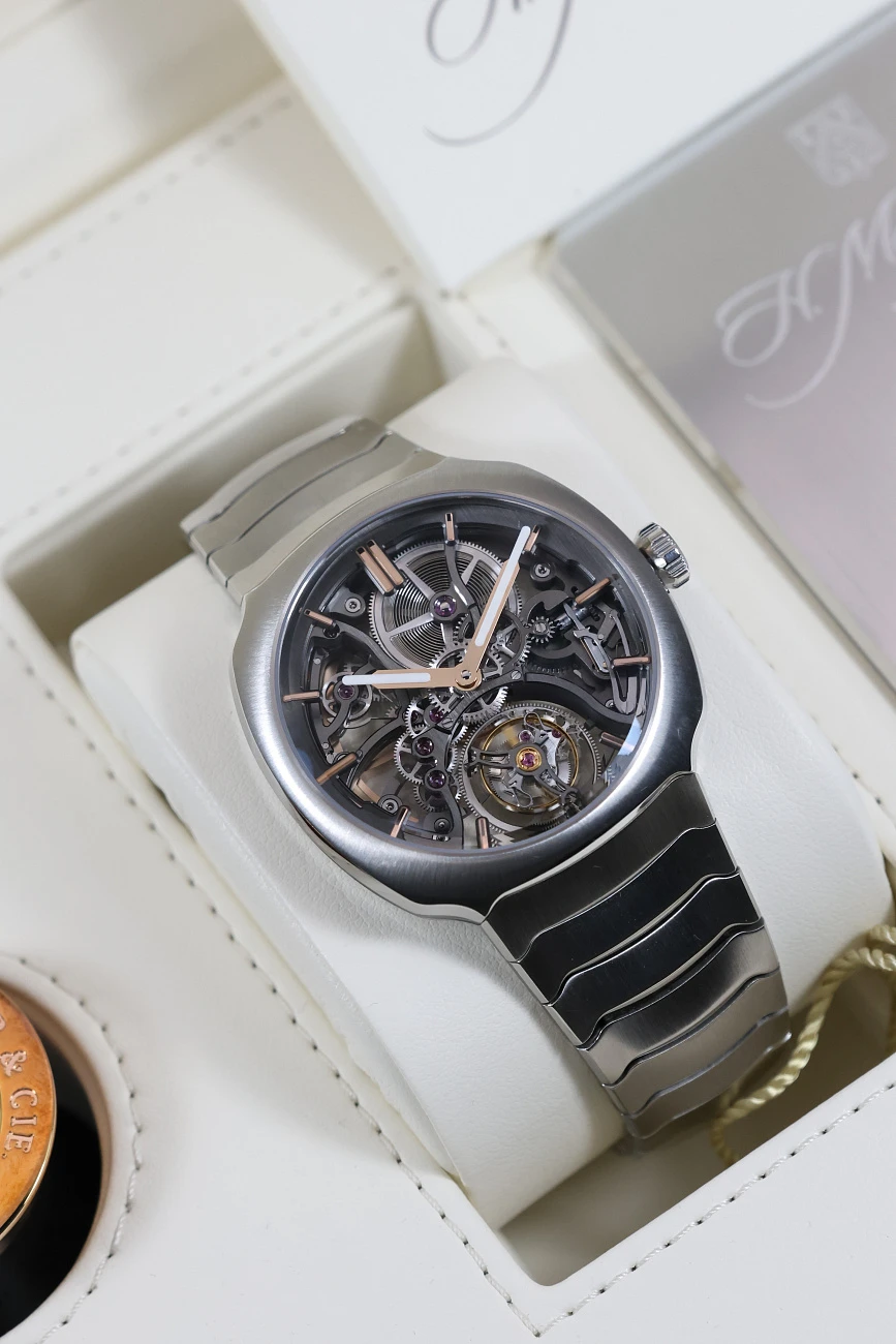 Часы H. Moser &amp; Cie  Streamliner Streamliner Tourbillon Skeleton  6814-1200