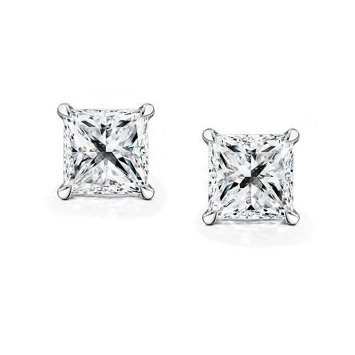 Украшение GIA  Серьги с бриллиантами 1,01/1,01 ct. G/VVS2   