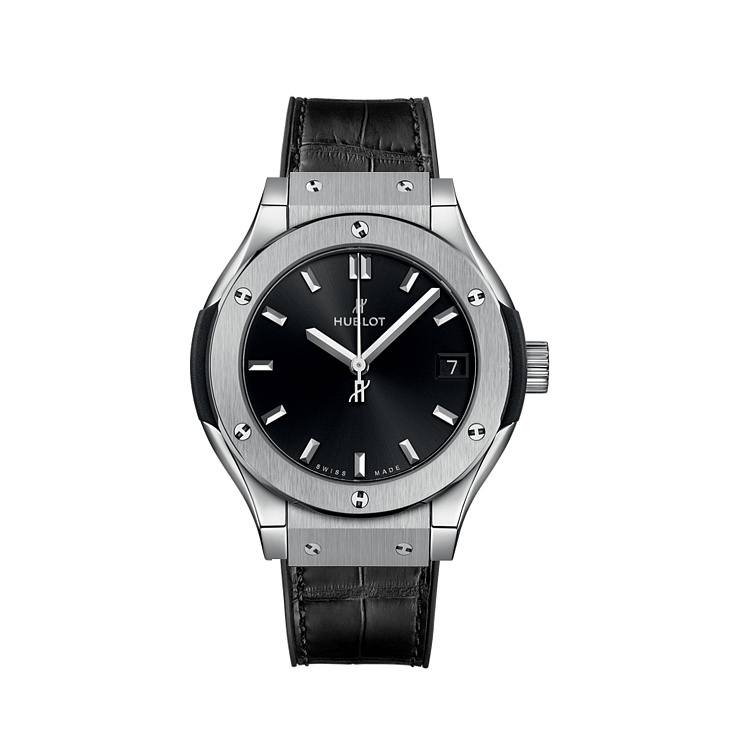 Часы Hublot  Classic Fusion Black Titanium 33 Mm  581.NX.1470.LR