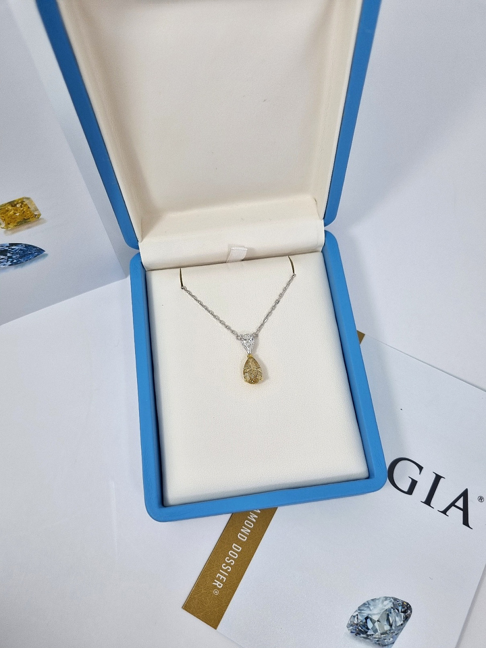 Украшение NO NAME  Колье С Бриллиантом 2,50 Ct. Fby/Vs2   