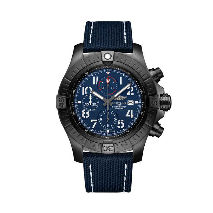 Часы Breitling  Super Avenger Chronograph 48 Night Mission  V13375101C1X2