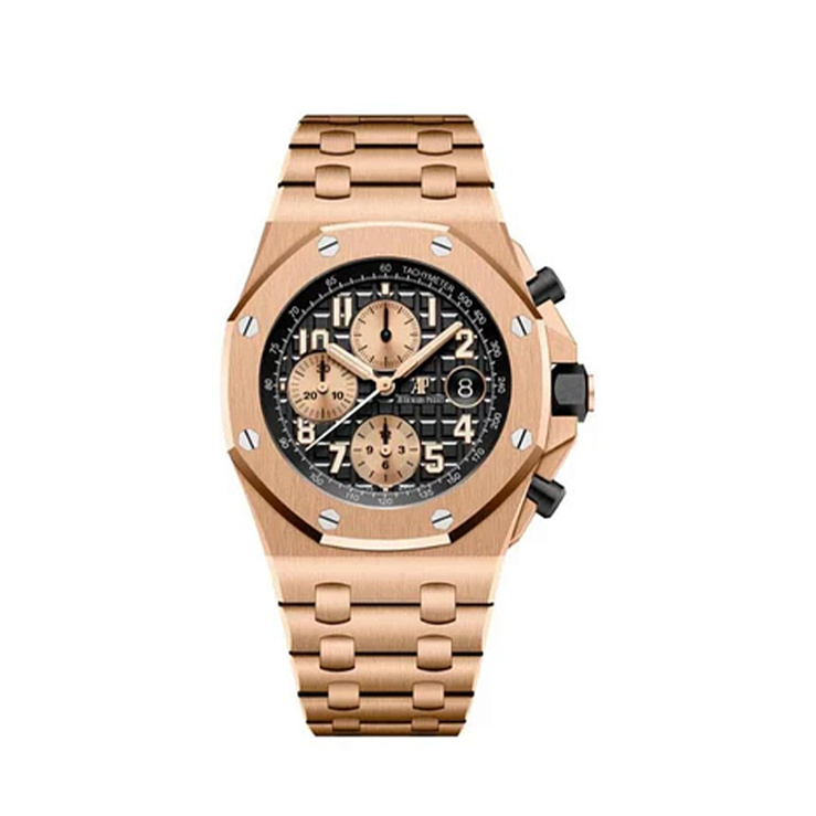 Часы Audemars Piguet  Royal Oak Offshore Chronograph 42Mm Rose Gold Black Dial  26470OR.OO.1000OR.03