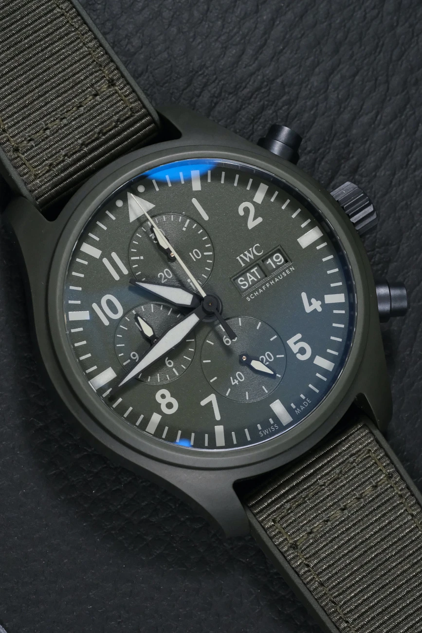 Часы Iwc  Pilot’s Watch Chronograph Top Gun Edition Woodland  IW389106