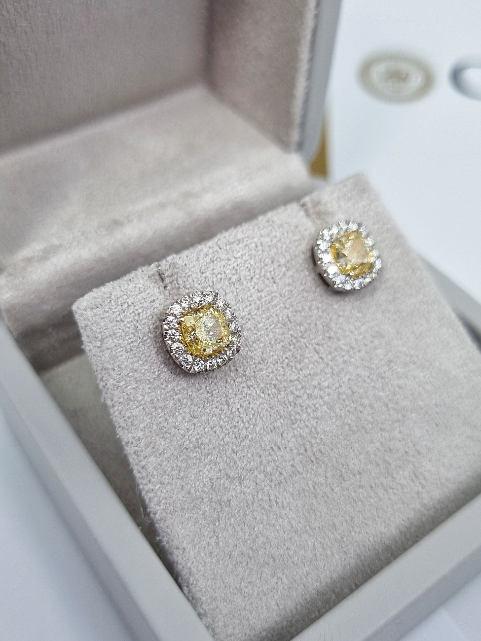 Украшение NO NAME  Серьги 1,00/1,02 Ct. W To X   